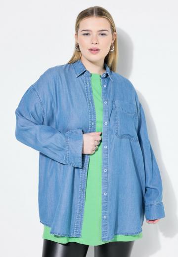 Джинсовая блузка