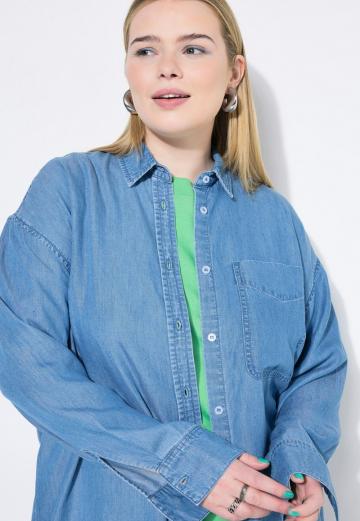 Джинсовая блузка