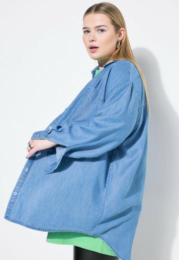 Джинсовая блузка