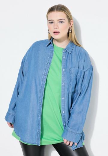 Джинсовая блузка