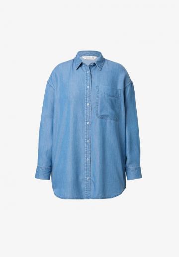 Джинсовая блузка