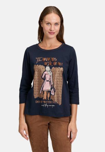 Майка с рукавом три четверти