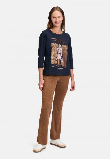 Майка с рукавом три четверти