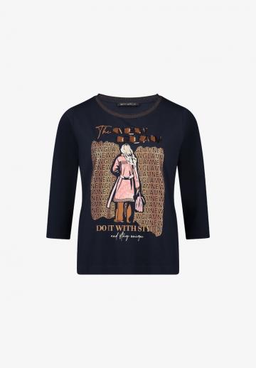 Майка с рукавом три четверти