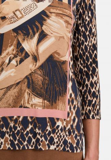 Майка с рукавом три четверти