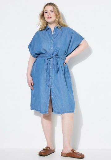 Джинсовое платье