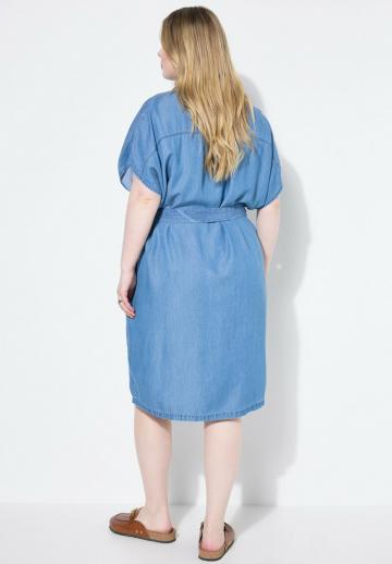 Джинсовое платье