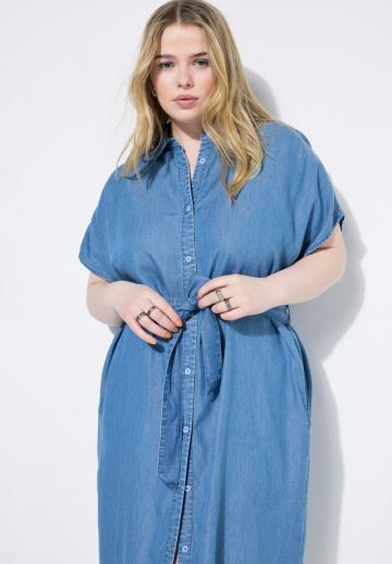 Джинсовое платье