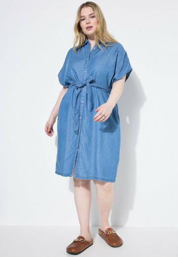 Джинсовое платье