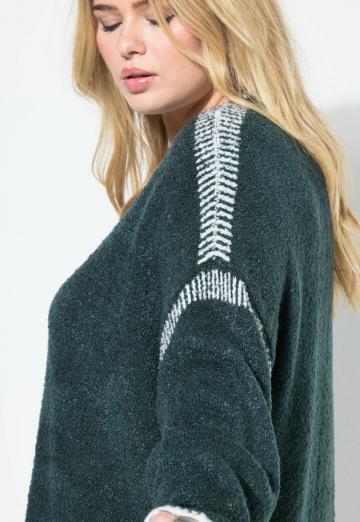 Длинный пуловер