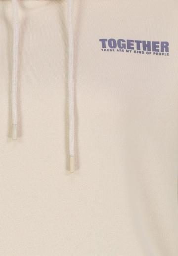 Пуловер с капюшоном