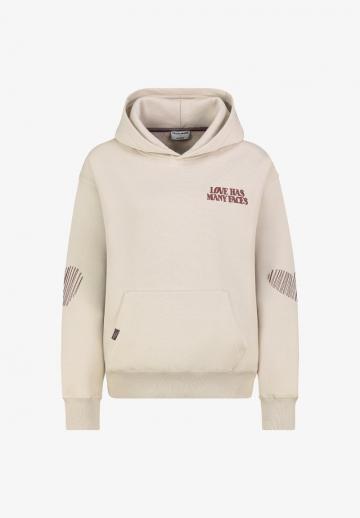 Пуловер с капюшоном