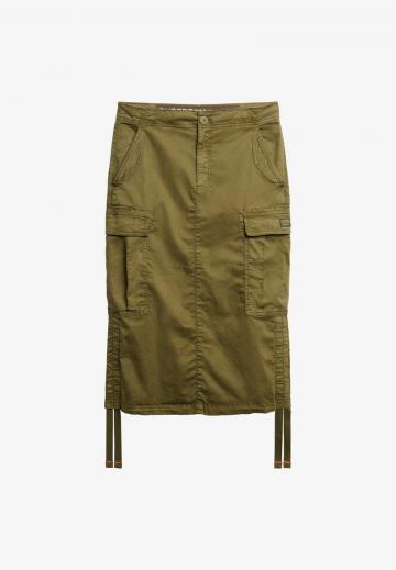 Юбка с накладными карманами