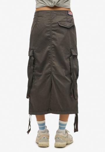 Юбка с накладными карманами