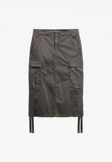 Юбка с накладными карманами