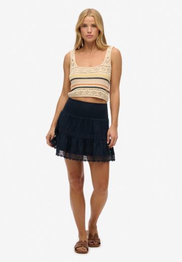 Юбка с воланами