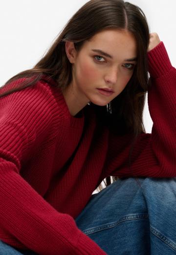 Длинный пуловер