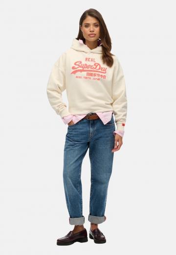 Пуловер с капюшоном