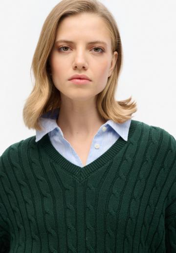 Длинный пуловер