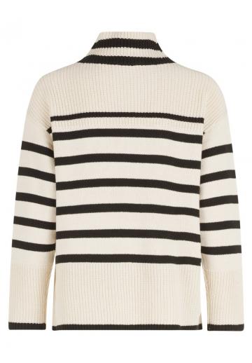 Пуловер в полоску