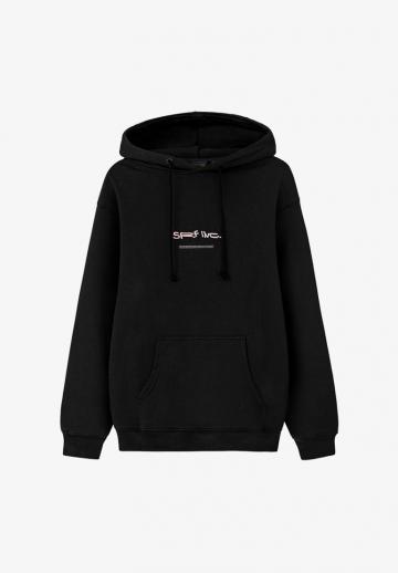 Пуловер с капюшоном