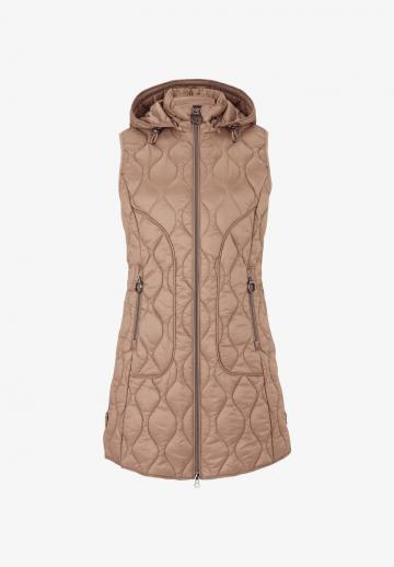 Длинный жилет