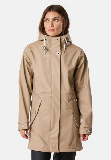 Пальто из искусственной кожи