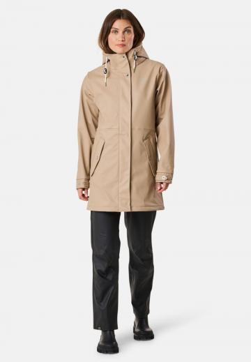 Пальто из искусственной кожи