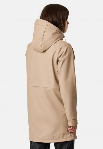 Пальто из искусственной кожи