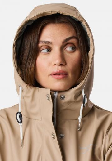 Пальто из искусственной кожи