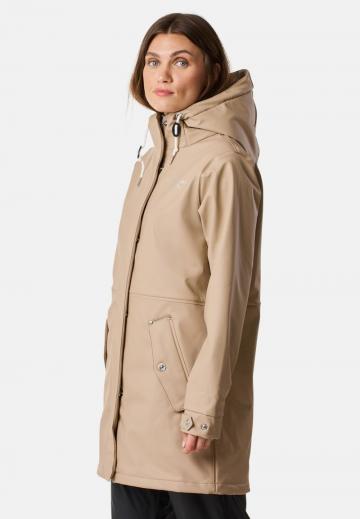 Пальто из искусственной кожи