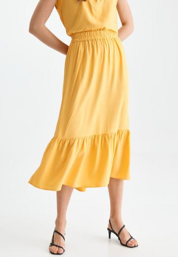 Юбка с воланами