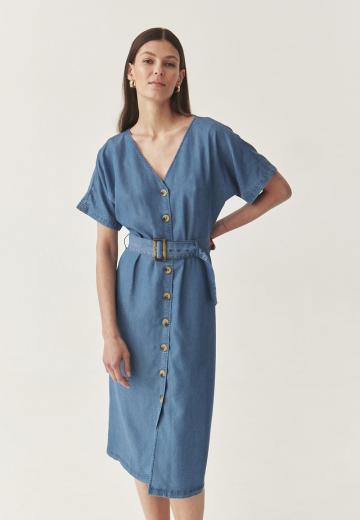 Джинсовое платье
