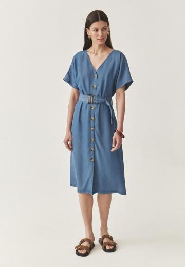 Джинсовое платье