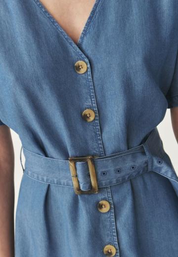 Джинсовое платье