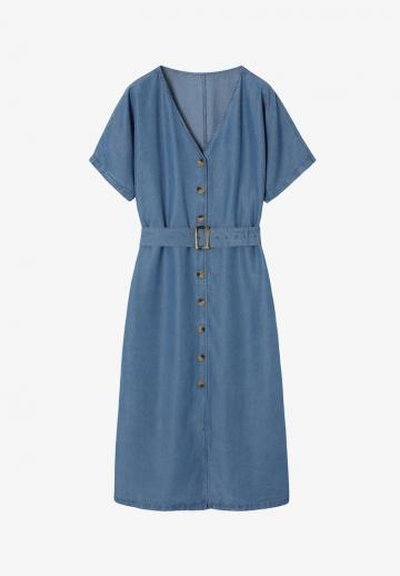 Джинсовое платье