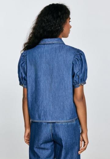 Джинсовая блузка