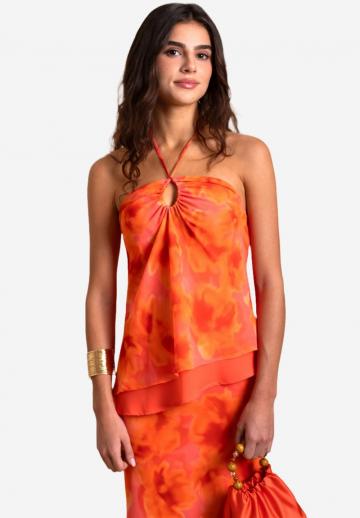 Топ на бретельках