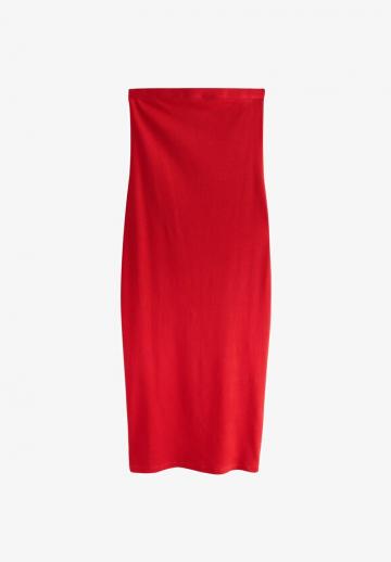 Платье без бретелек