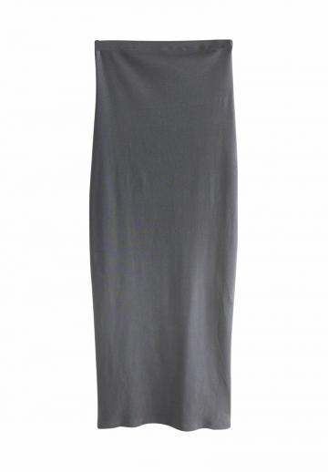 Платье без бретелек