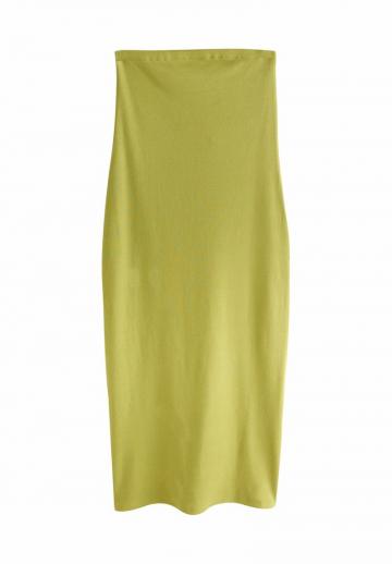 Платье без бретелек