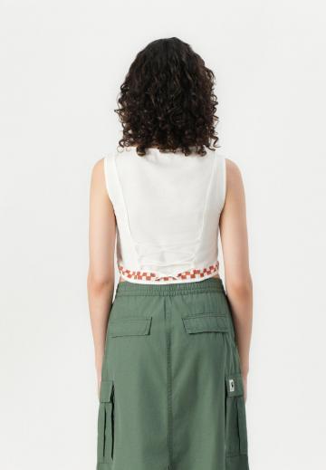 Блузка без рукавов