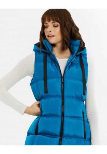 Длинный жилет