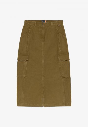Юбка с накладными карманами