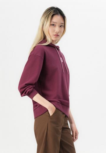 Пуловер с капюшоном