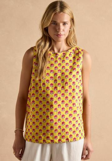 Блузка без рукавов