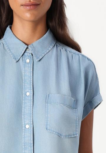 Джинсовая блузка