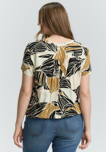 Атласная блузка