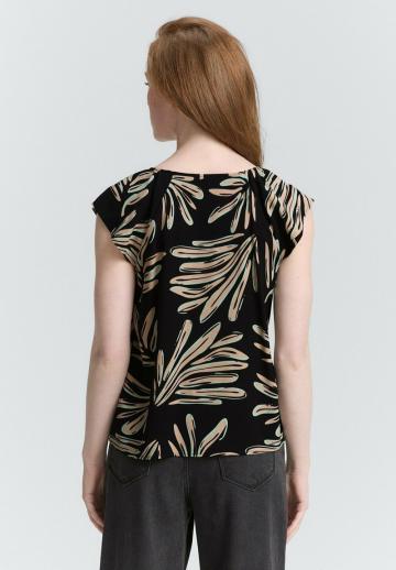 Атласная блузка