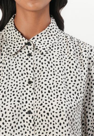 Атласная блузка